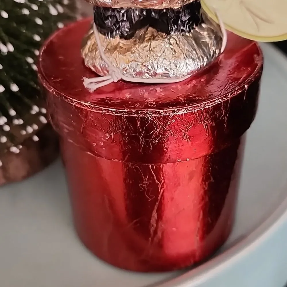 Christmas Santa  Cylinder Surprise Box